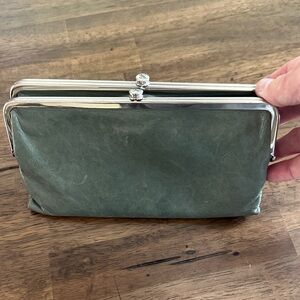 HOBO Green Leather Wallet